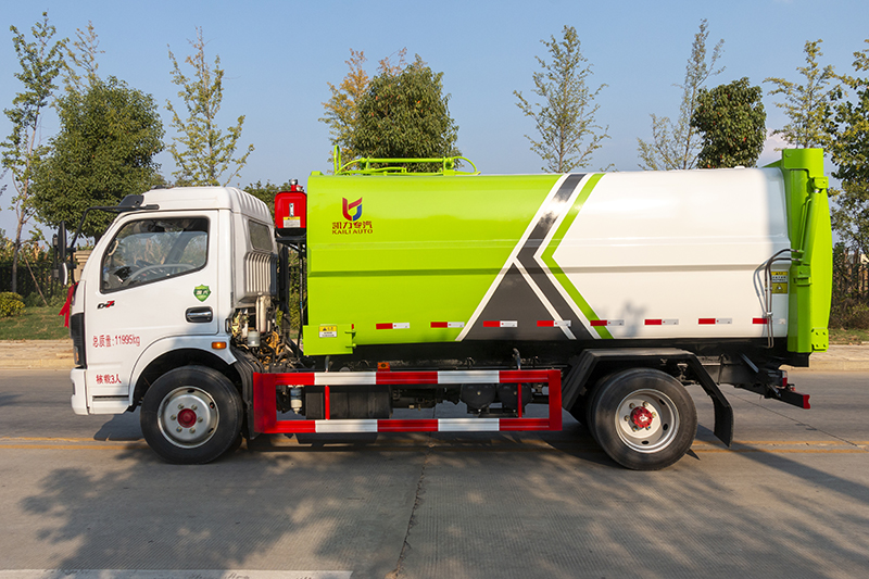 东风大多(duō)利卡侧装压缩垃圾車(chē)（10方）